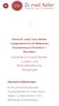 Mobile Screenshot of praxis-ckeller.de